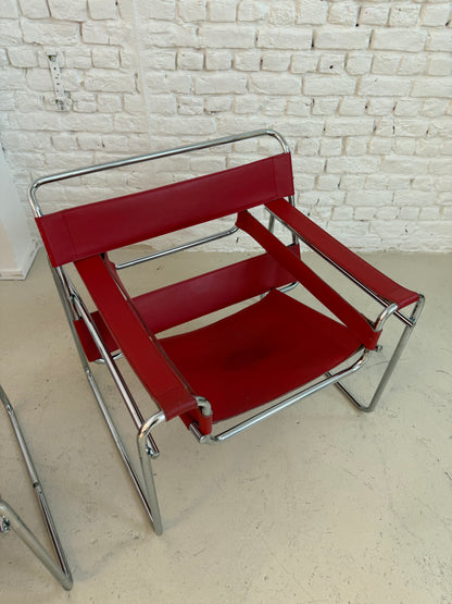 2 chaises inspiration wassily Marcel breuer