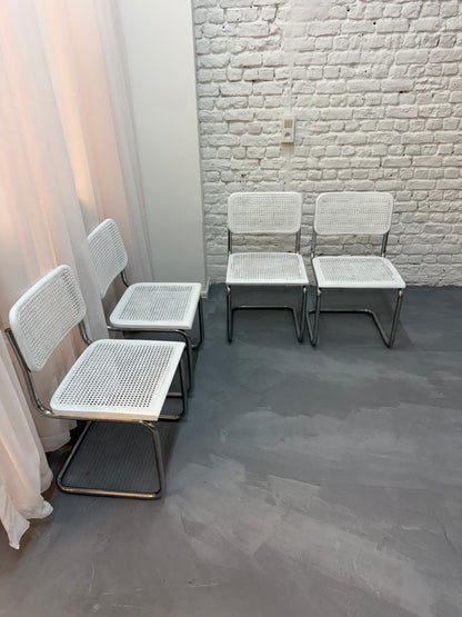 4 chaise vintage Marcel Breuer cesca