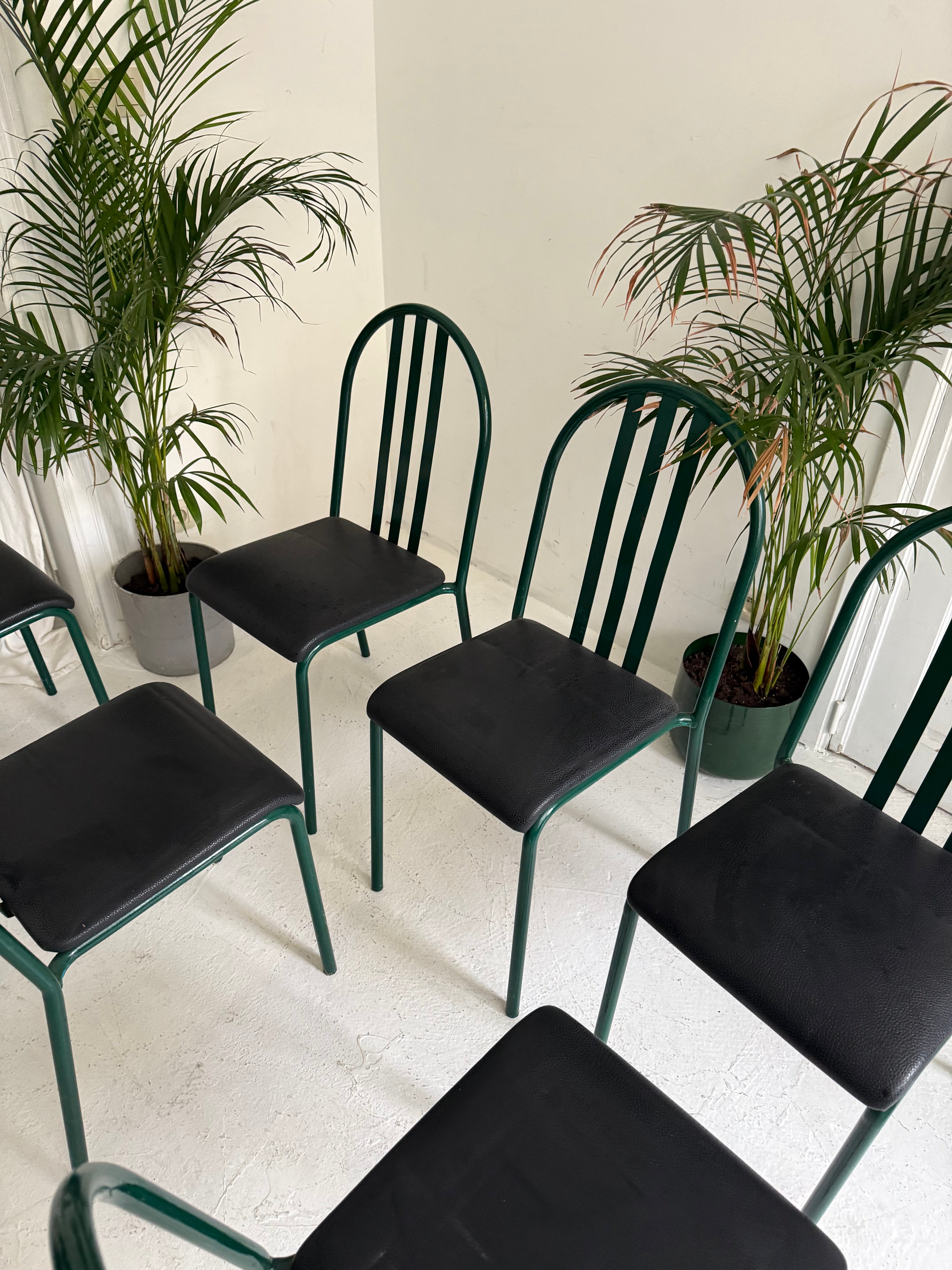Chairs N. 222 by Robert Mallet-Stevens for Pallucco Italia, 1982, Set of 6