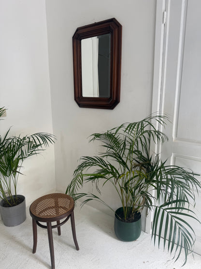 Miroir vintage en bois massif