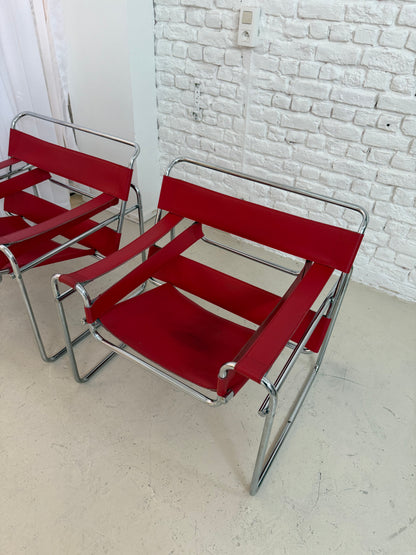 2 chaises inspiration wassily Marcel breuer