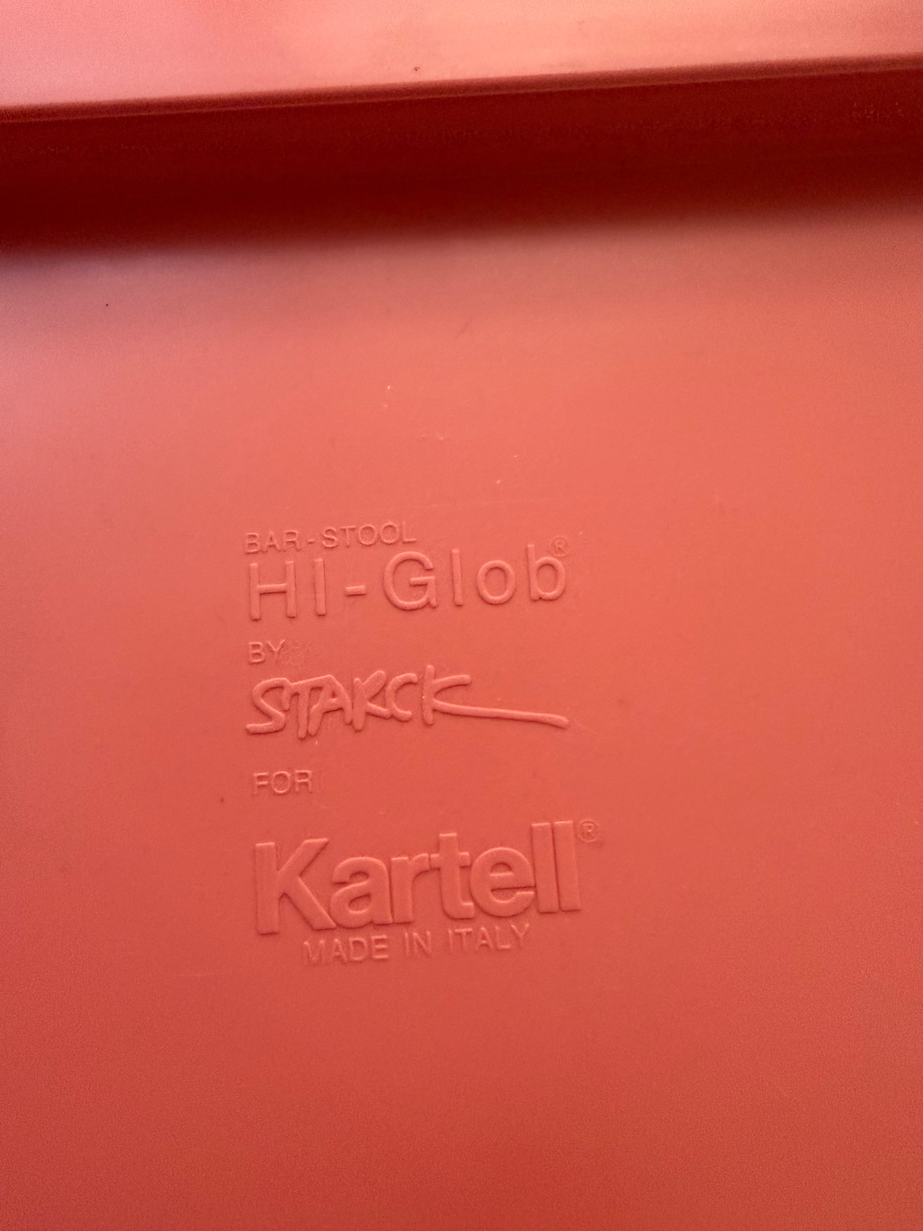 2 tabourets Kartell Hi Glob