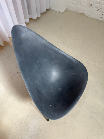 Fauteuil en fibre de verre édition Ed Merat 1970