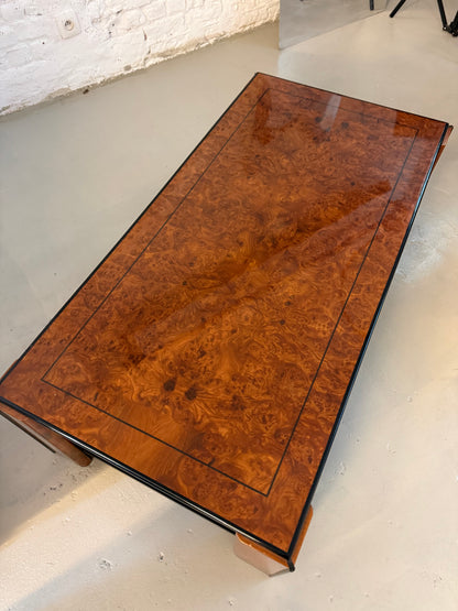 Table vintage en loupe d’orme