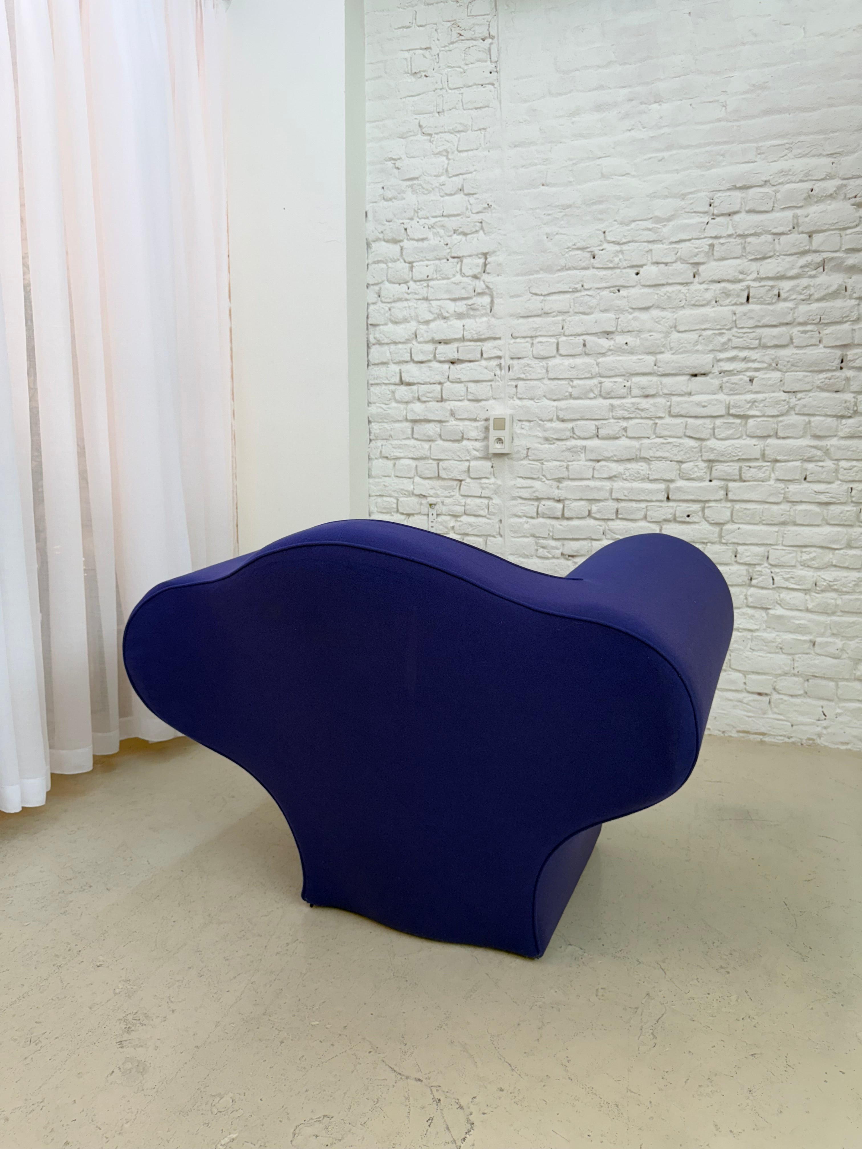 Fauteuil 1 place Moroso Ron Arad mauve