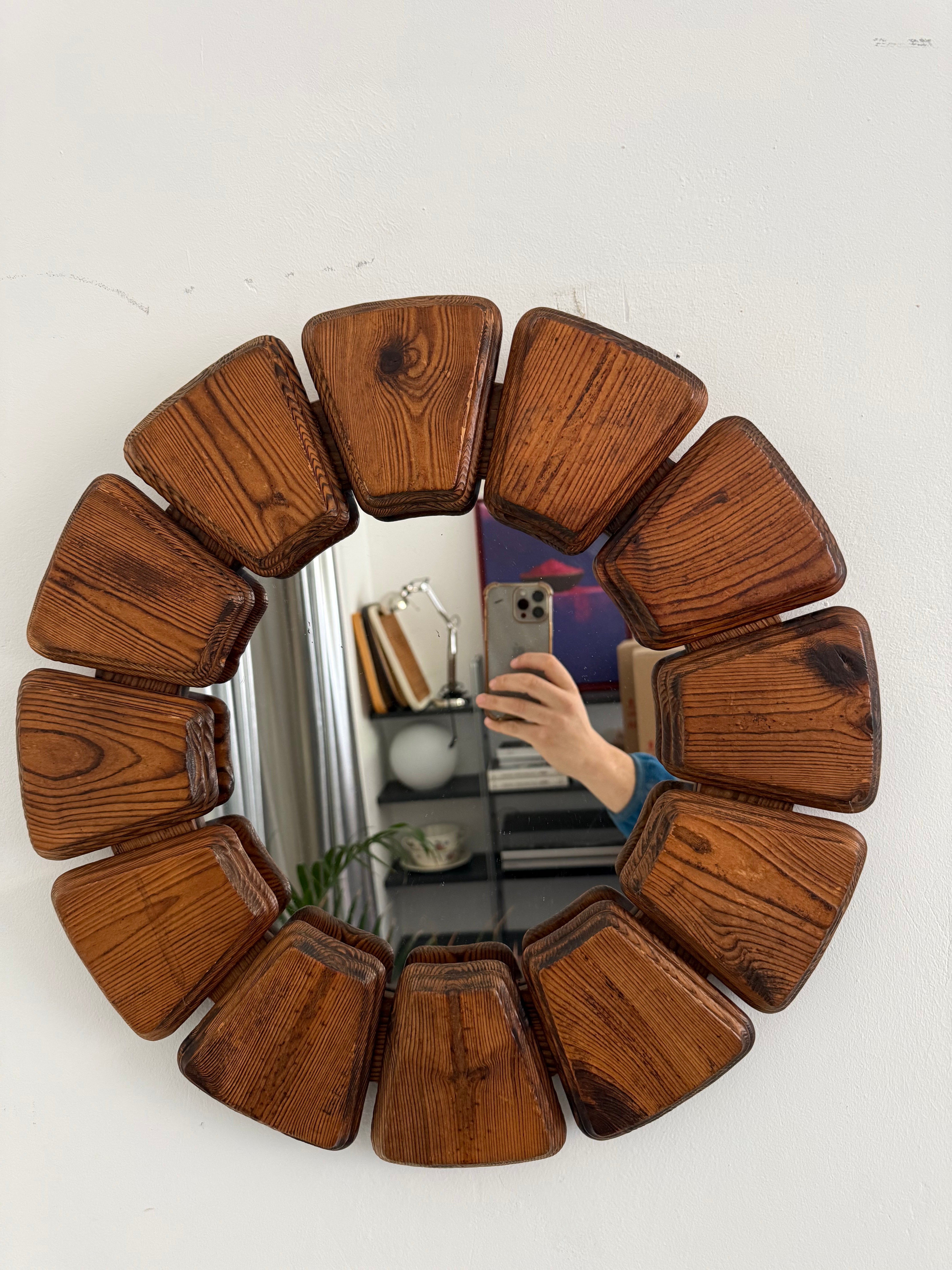 Miroir espagnol en bois