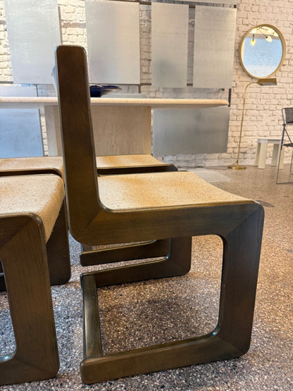 6 chaises en bois massif Casala