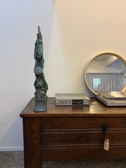 Sculpture en argile très belle 80cm