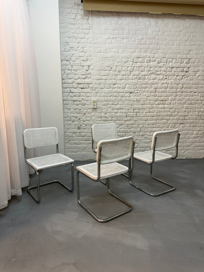 4 chaise vintage Marcel Breuer cesca
