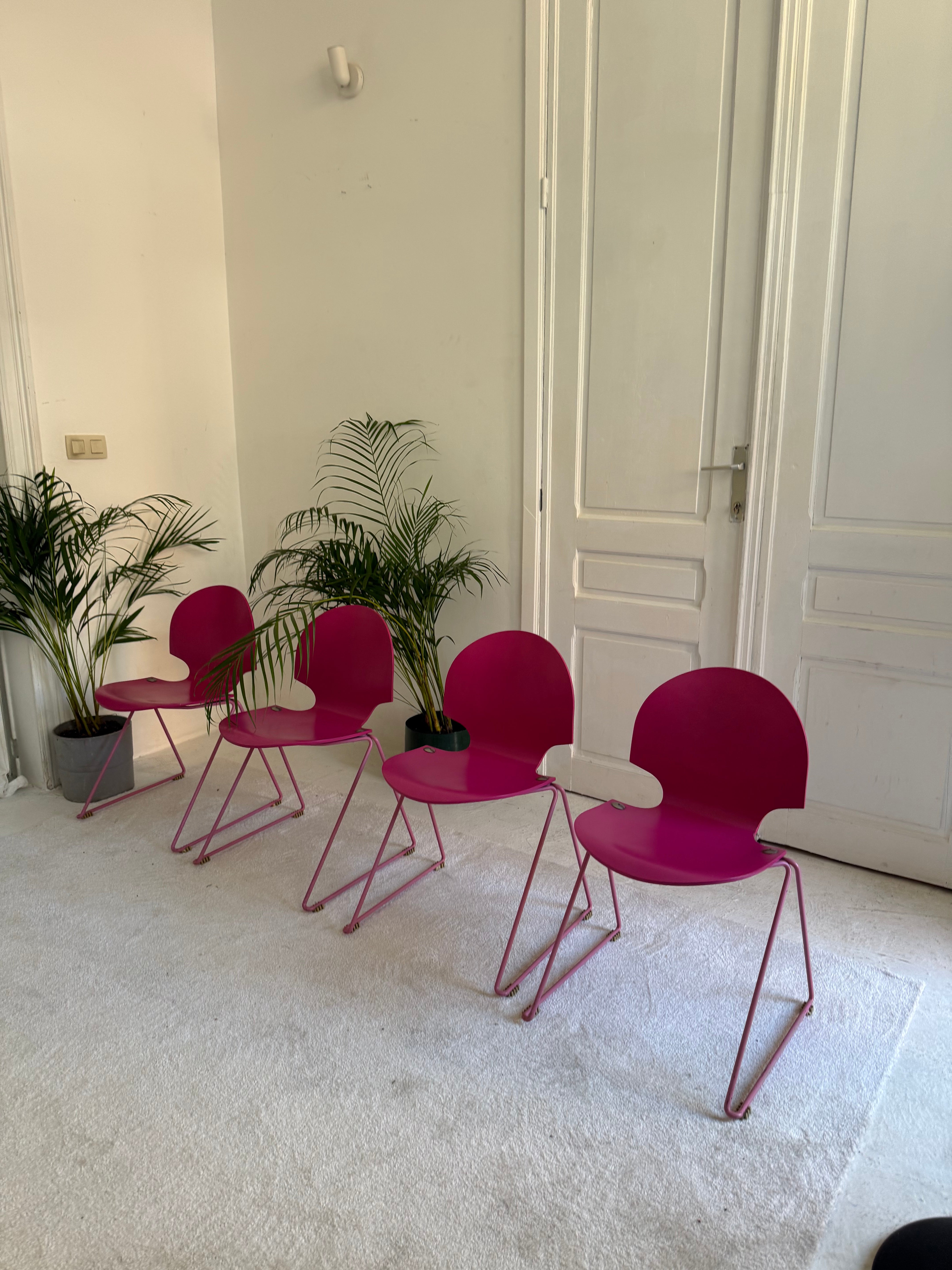 4 chaises FRITZ HANSEn 1980