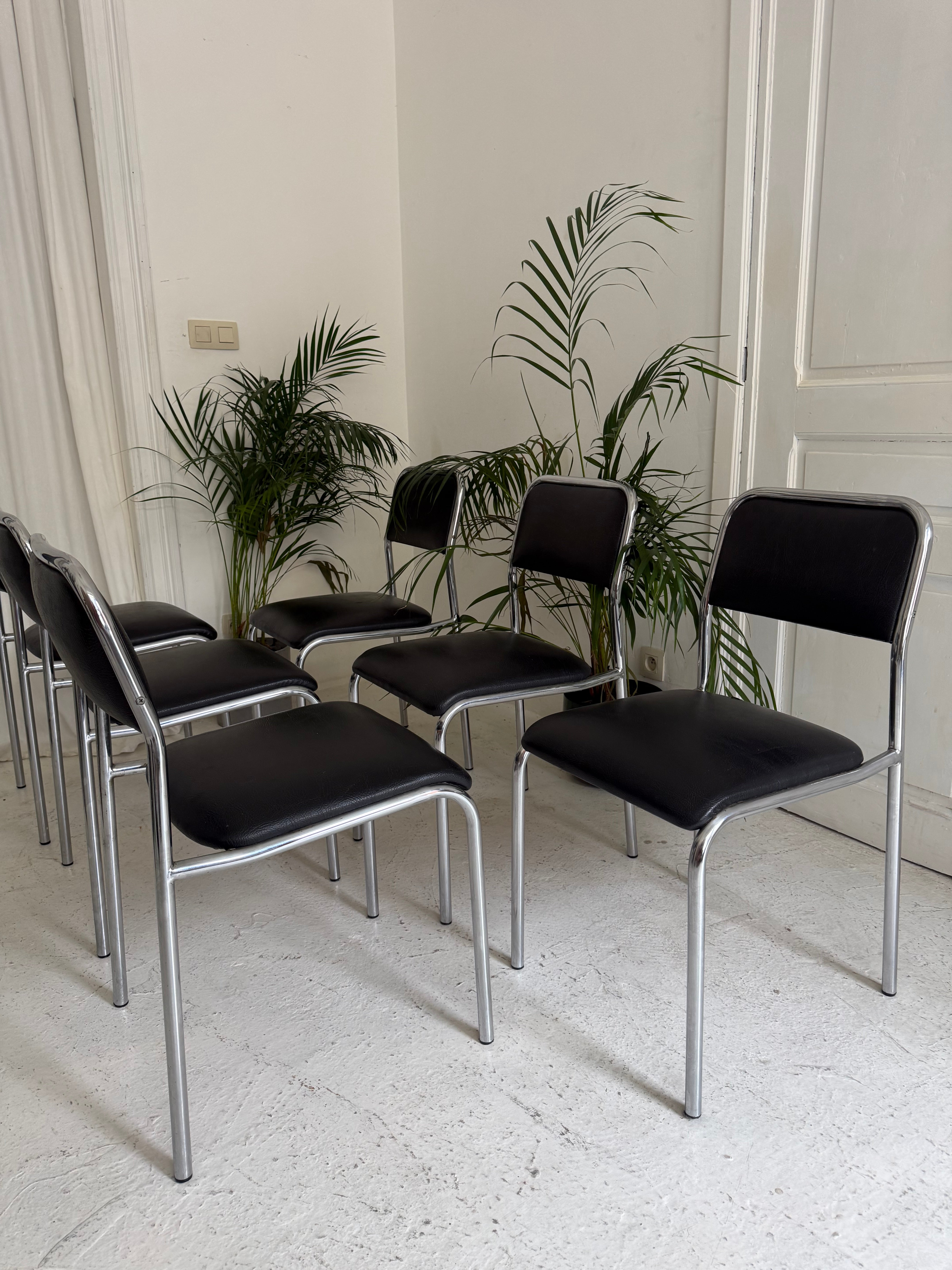 6 chaises design