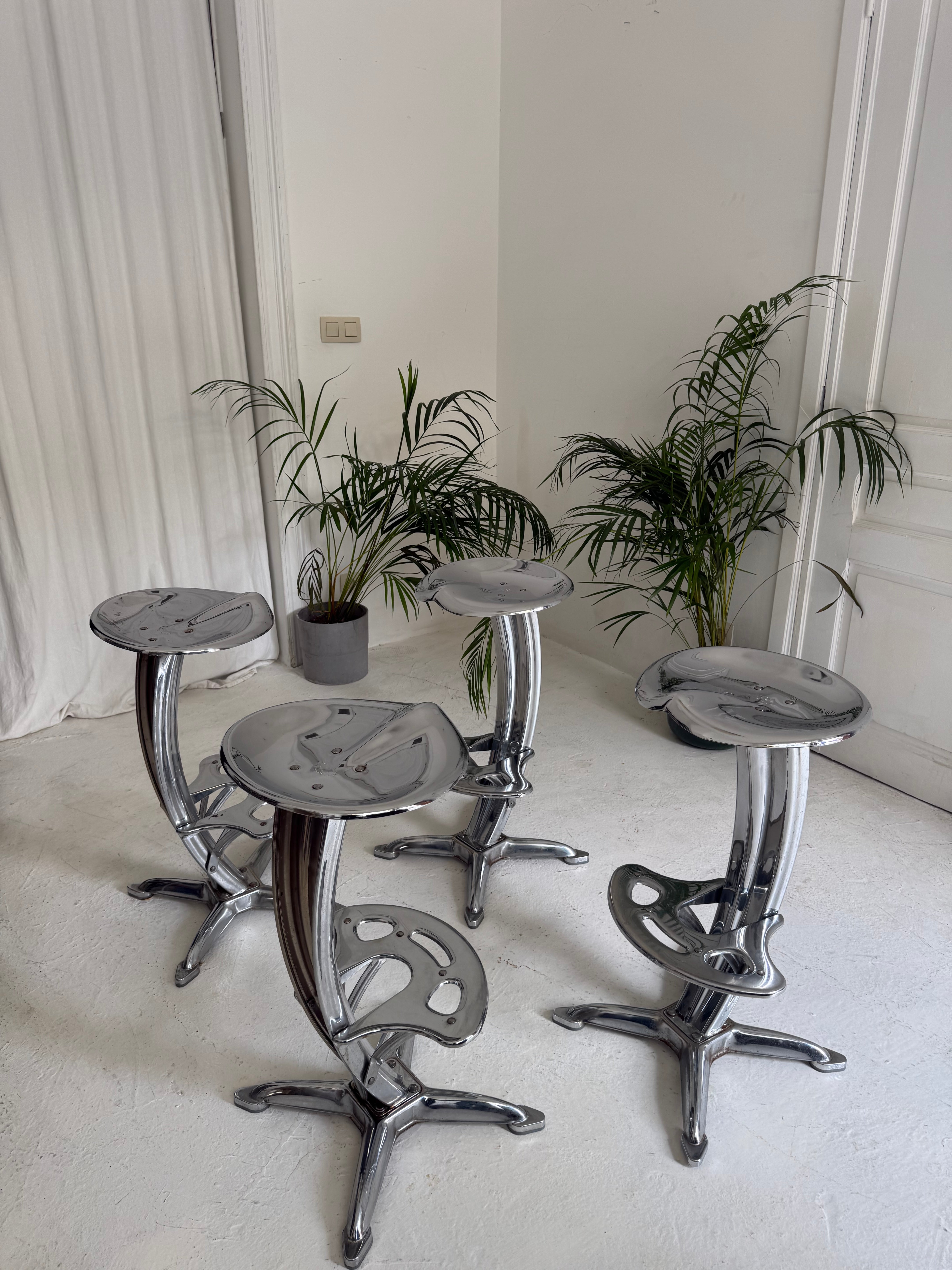 4 tabourets Yasu Sasamato