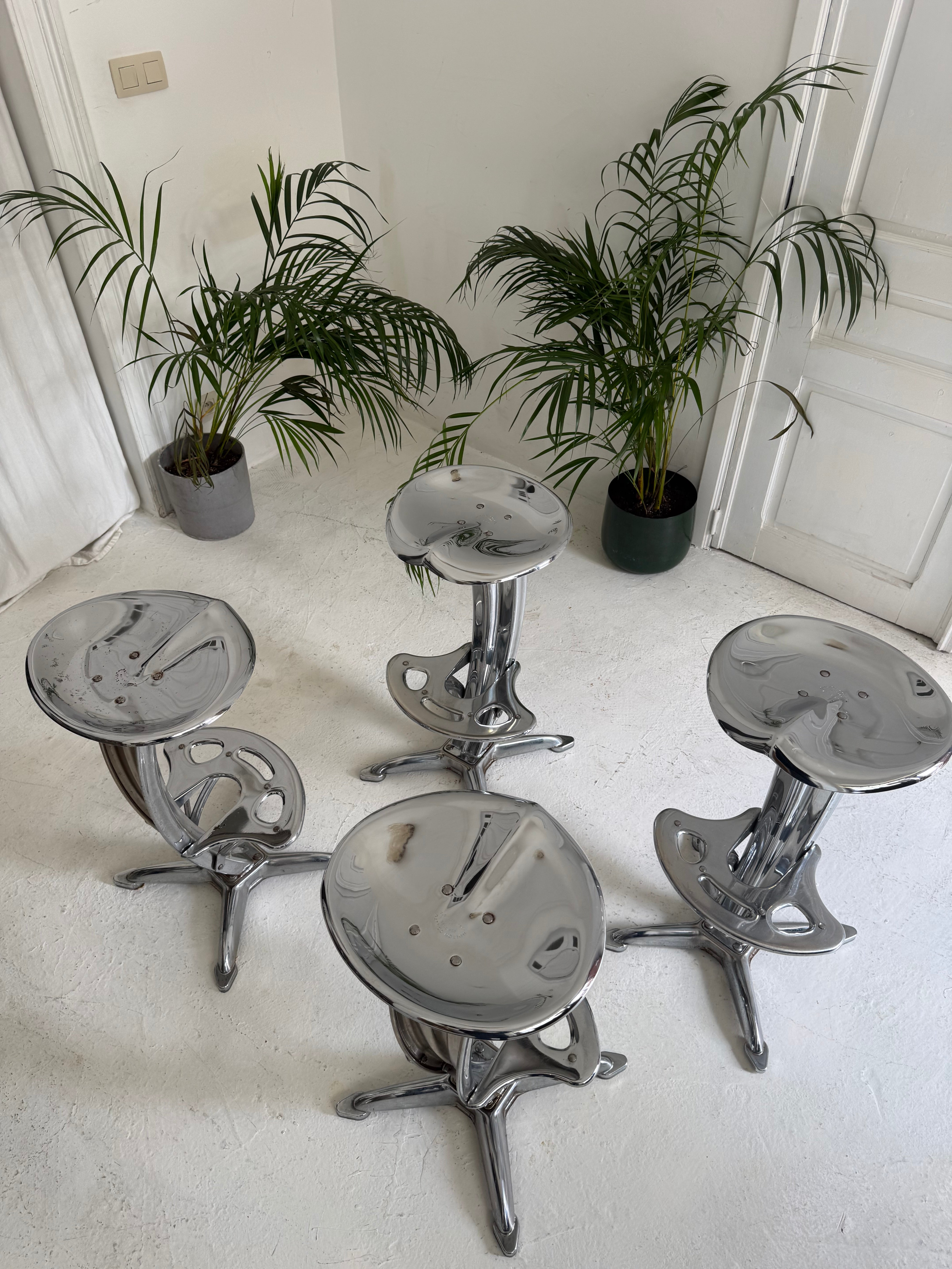 4 tabourets Yasu Sasamato