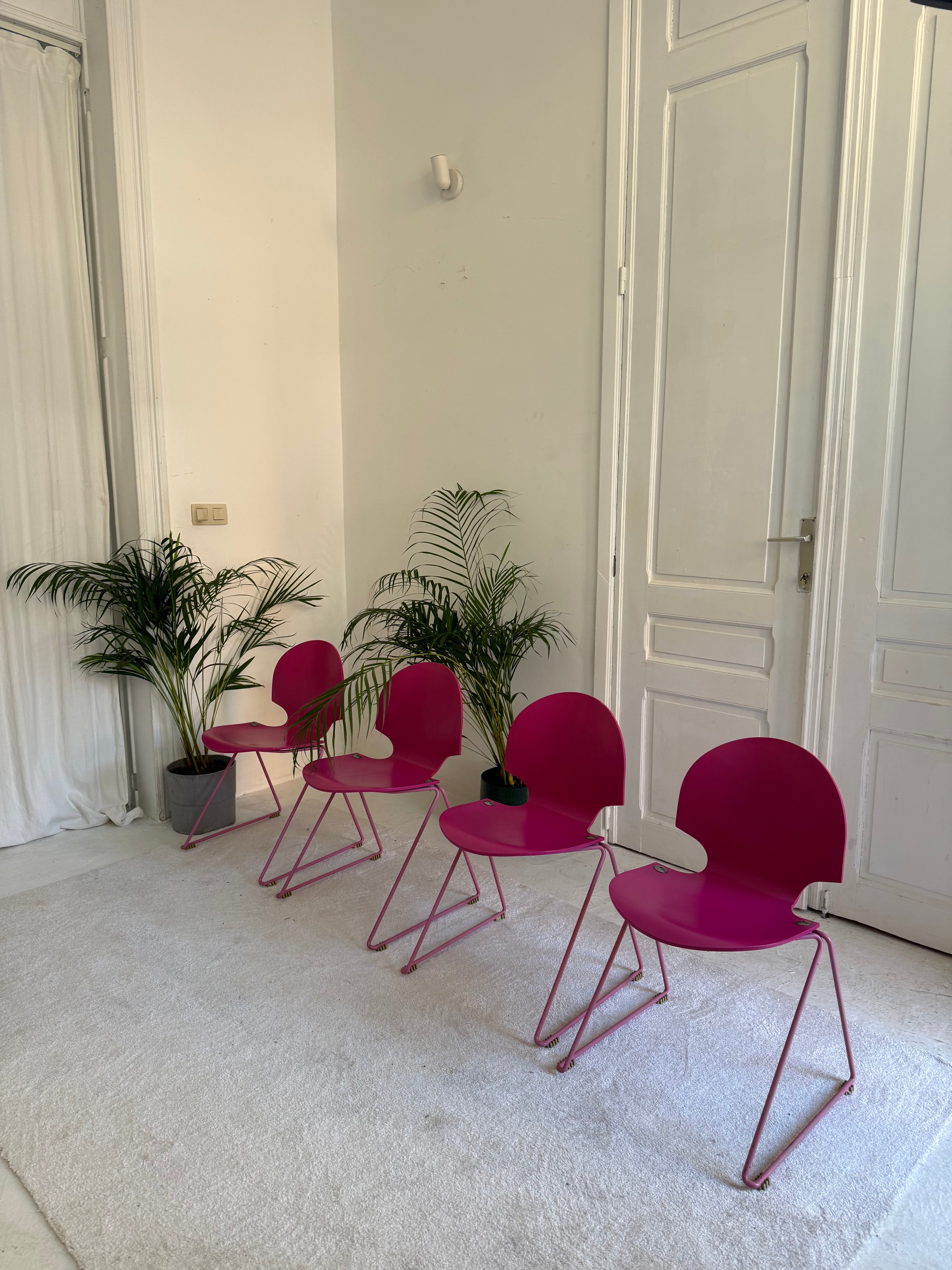 4 chaises FRITZ HANSEn 1980