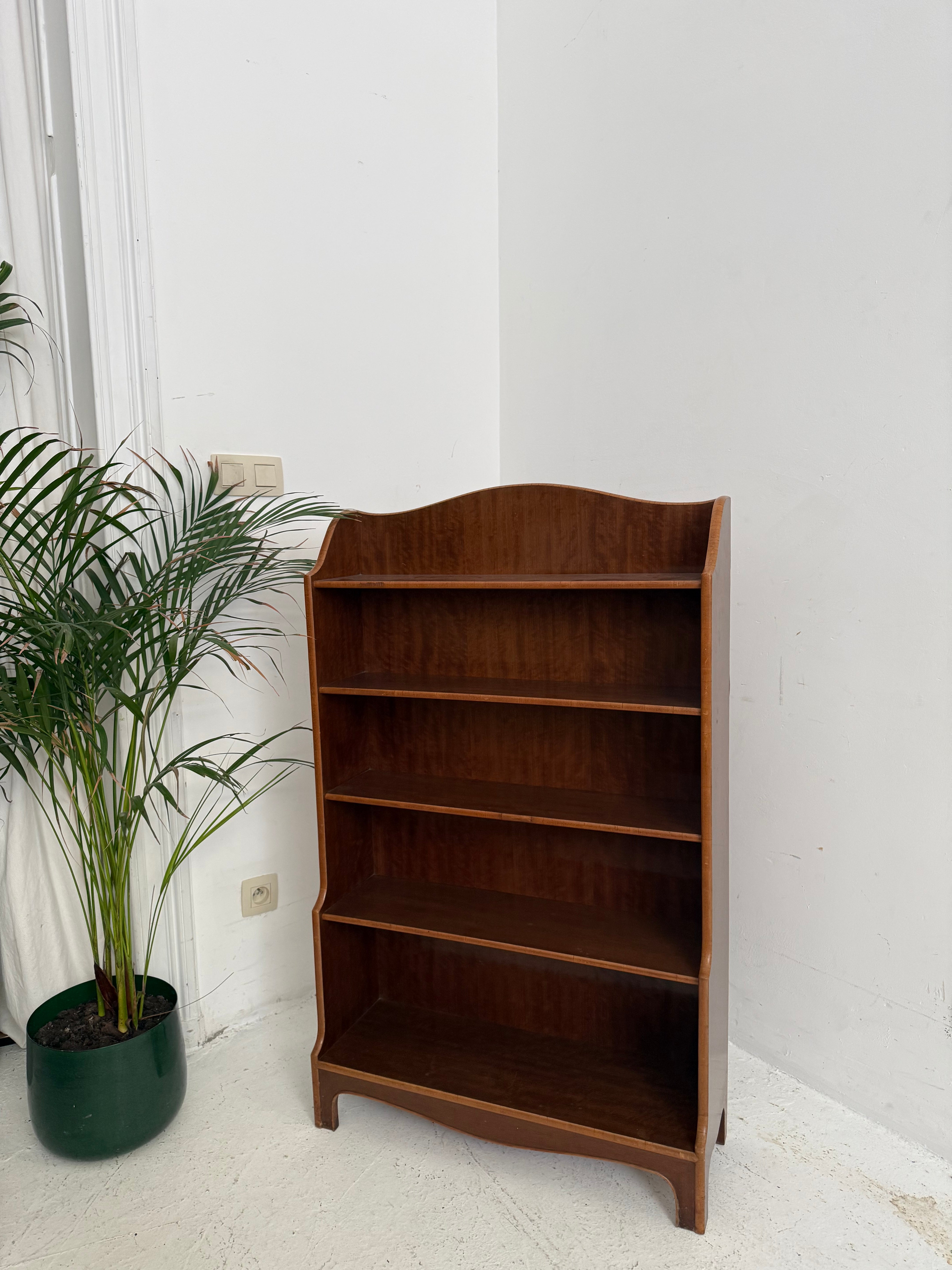 Étagère de rangement vintage en bois