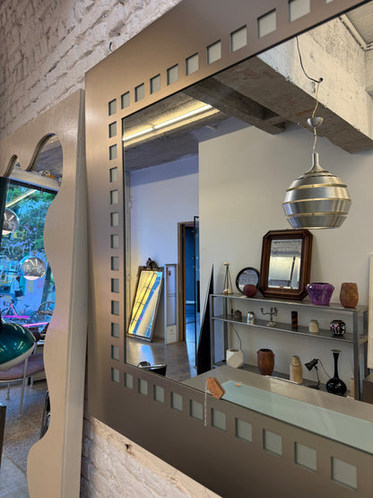 Miroir Belgo chrome 1990 inox