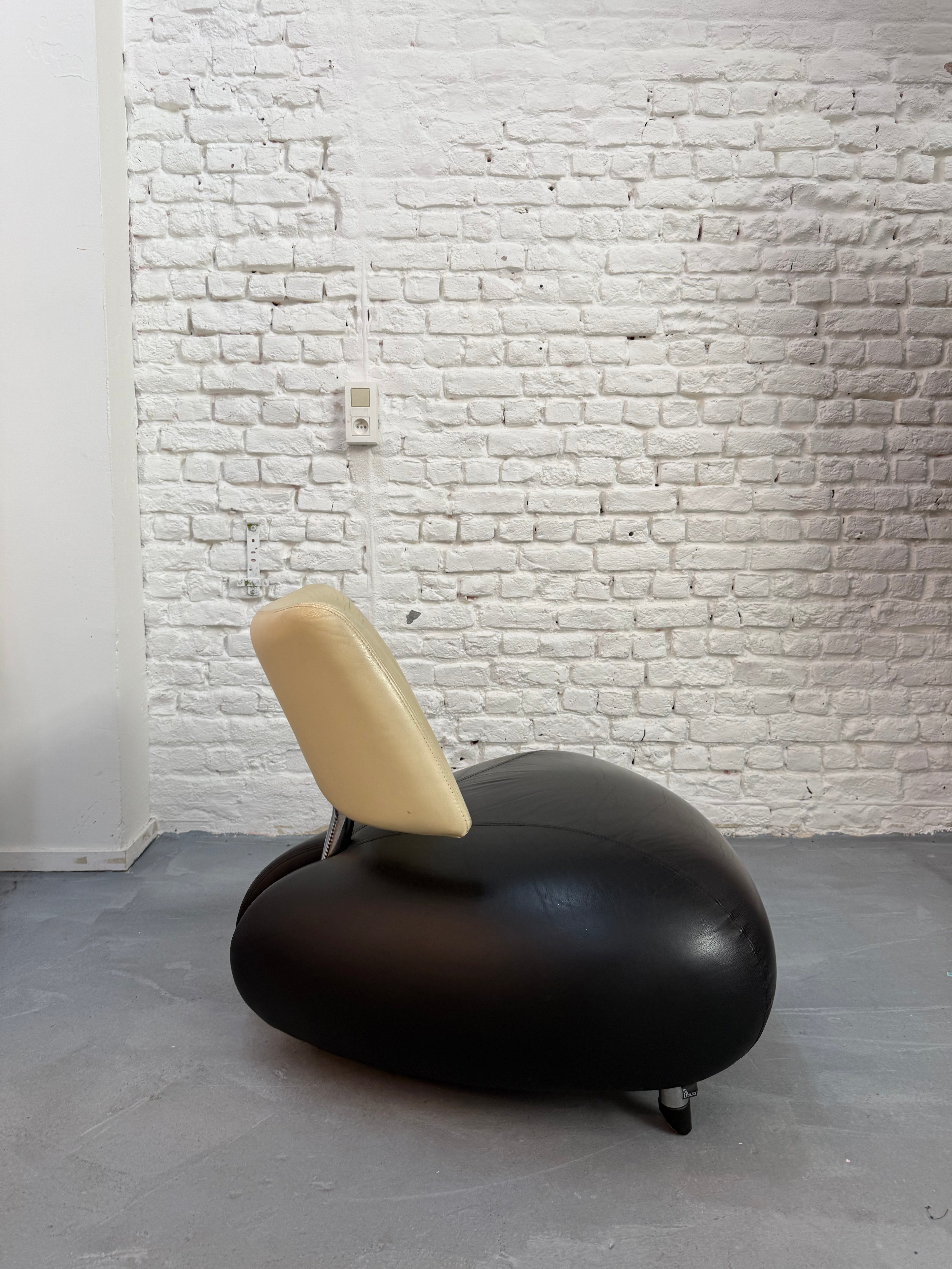 Fauteuil Leolux model Pallone