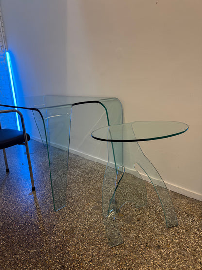 Table d’appoint en verre