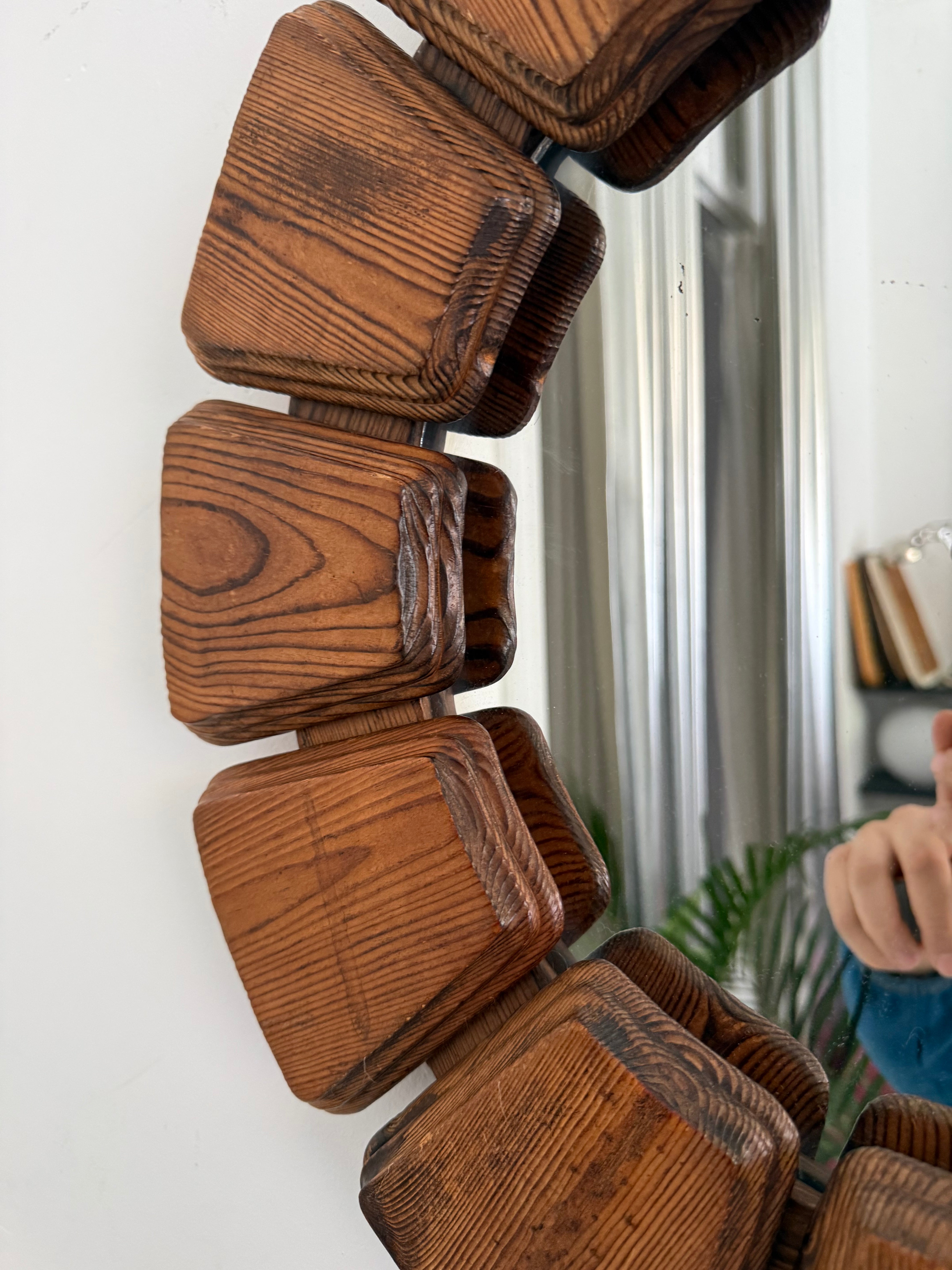 Miroir espagnol en bois